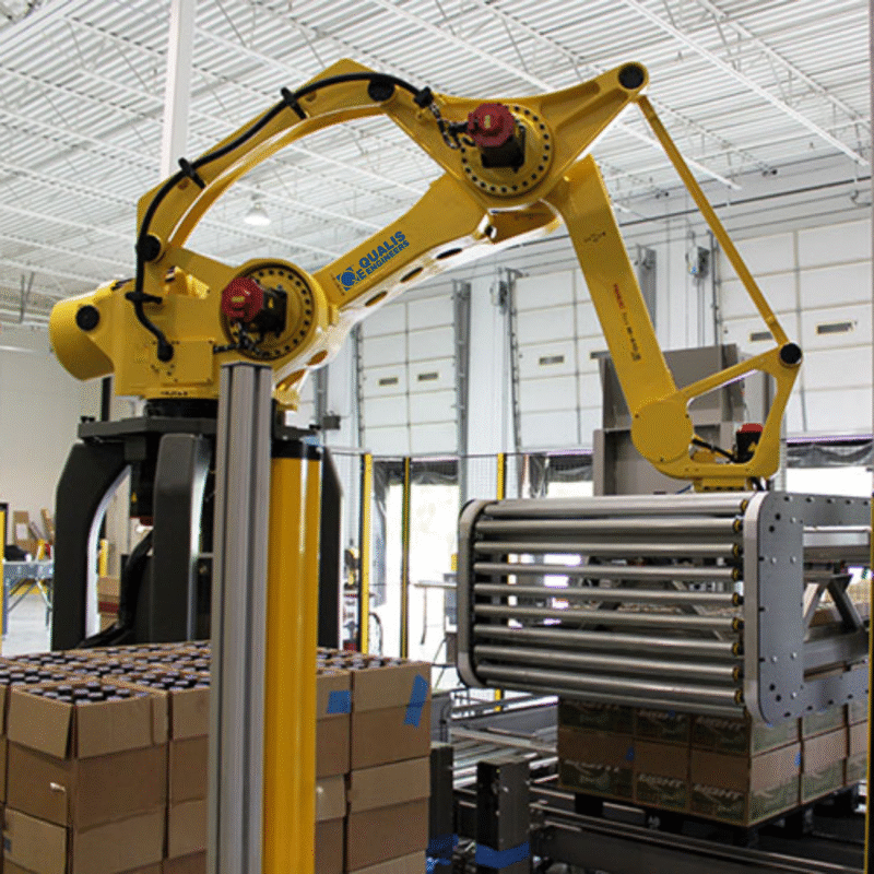 AUTOMATIC PALLETIZING AND DEPALLETIZING SYSTEMS