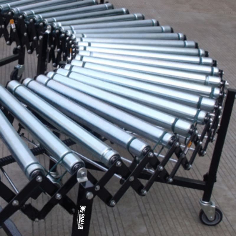 EXPANDABLE FLEXIBLE MOTORISED ROLLER CONVEYOR