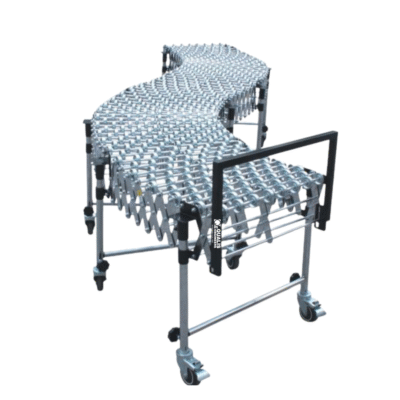 EXPANDALE FLEXIBLE GRAVITY SKATE WHEEL CONVEYOR