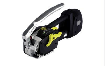 Battery operated strapping machine