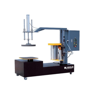 Small Box Stretch Wrapping Machine Model-QE-P-PSTR800S (With Top Holding Attachment )