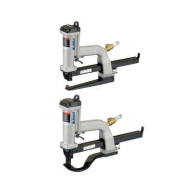 CARTON CORNER STAPLER WITH STAPLE PIN BENDING